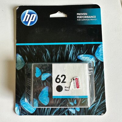 HP 62 Black Ink Cartridge | Works with HP ENVY & Office Jet Printers EXPIRED