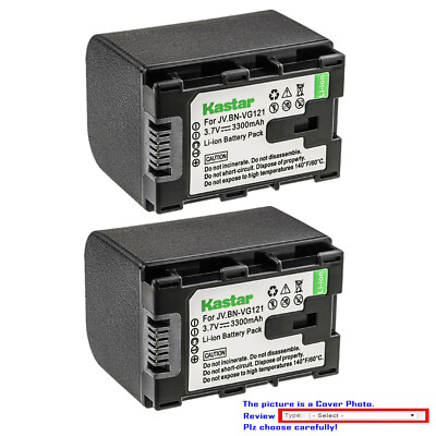 Kastar Replacement Battery for JVC BN-VG121 JVC Everio GZ-E306 Everio  GZ-E320
