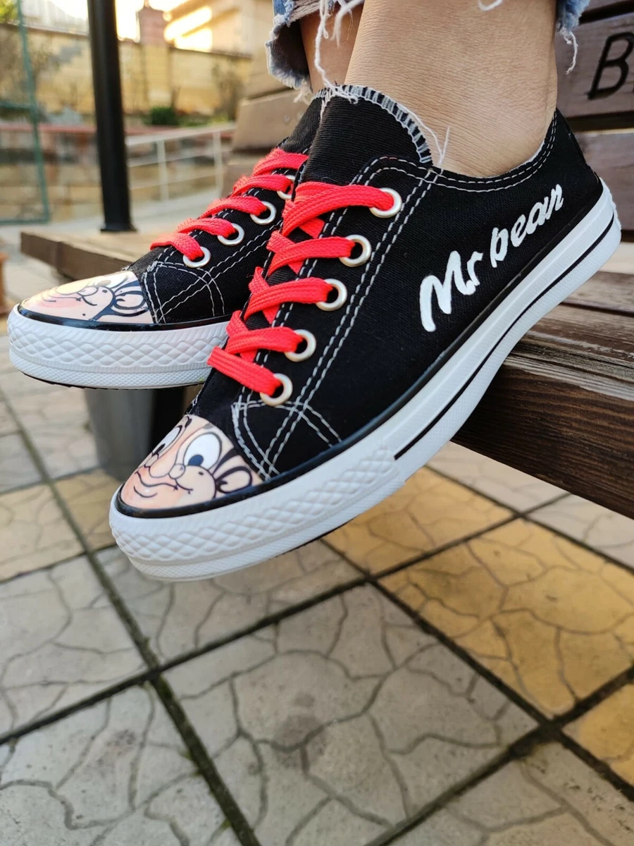 Lace 2024 canvas shoes