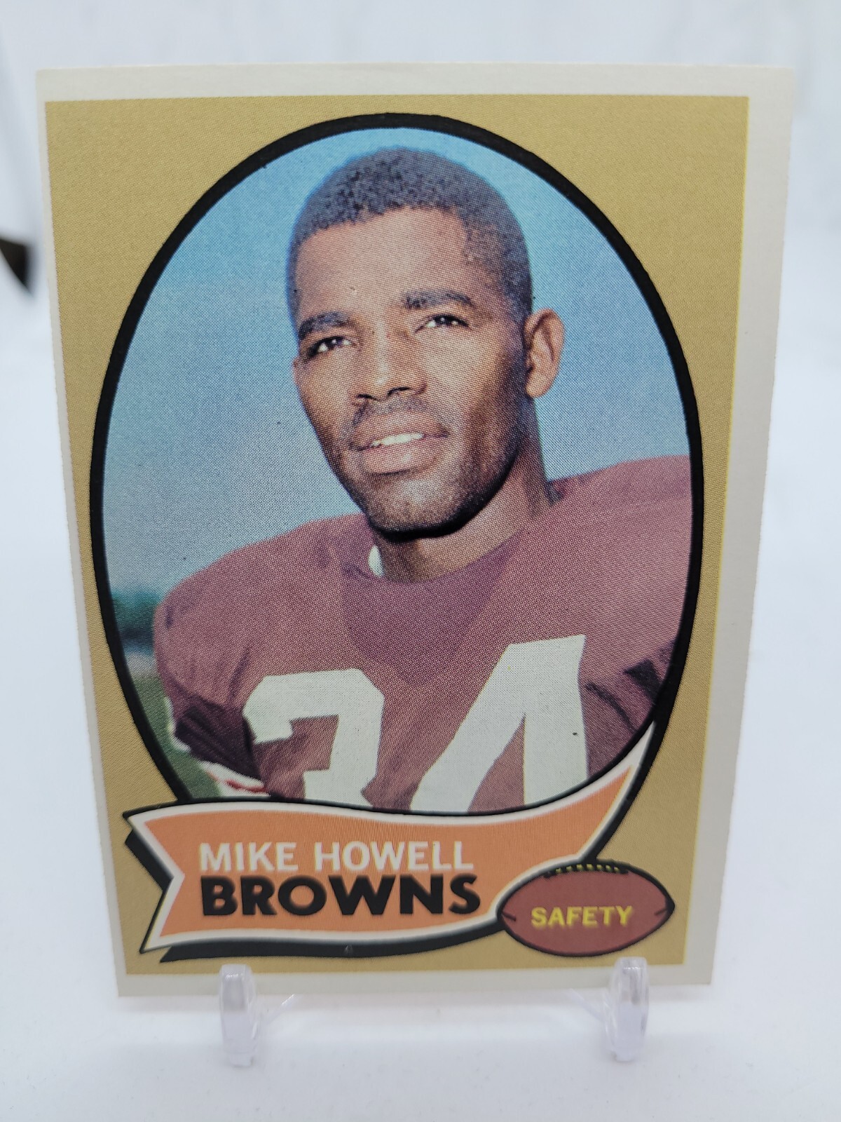1970 Topps Mike Howell #91 Cleveland Browns 