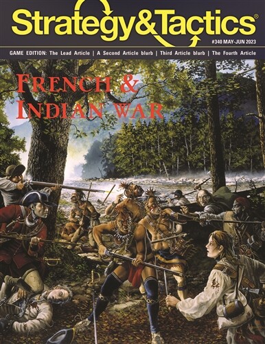 Revista Estrategia y Tácticas #340 + Juego Batallas de Guerra Francesas e Indias SELLADO - Imagen 1 de 3