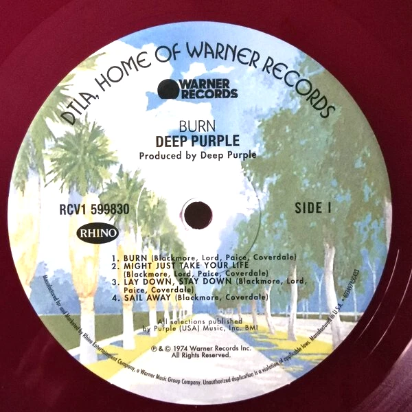 DEEP PURPLE - BURN - LP Purple VINYL NEW ALBUM - image 4 of 4