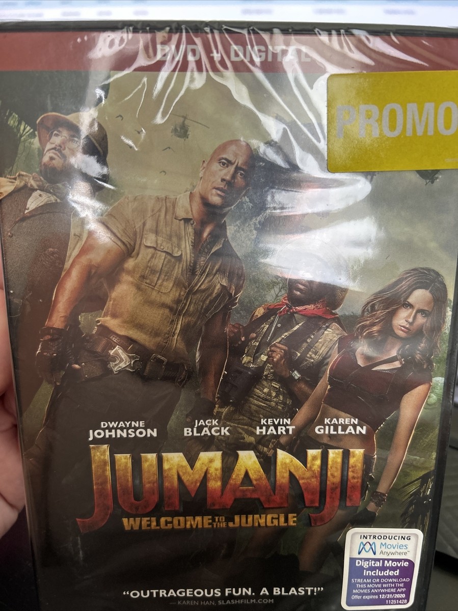 Jumanji: Welcome to the Jungle DVD Dwayne Johnson, Jack Black