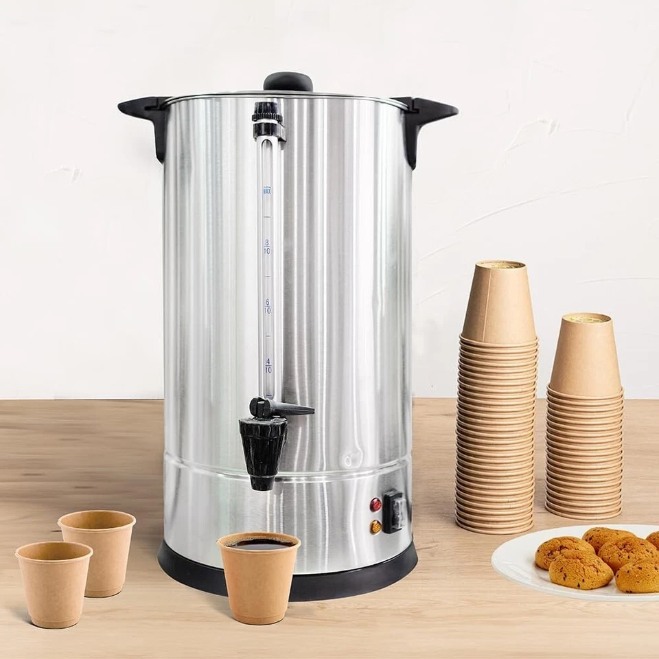 NEW! Restaurantware Restpresso RWT0555 110 Cup Coffee Urn Double Wall Percolator - Image 3 of 3