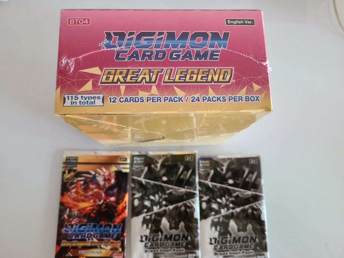 digimon great legend booster box english BT04 Pack Kollector's Nest known Digimon DIGIMON CARD GAME BT04 BT4