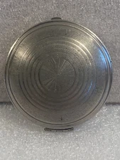 Cheramy April Showers Silver-Toned Compact Case c1925 Majestic Metal Specialties