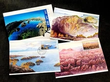 *FREE SHIP China Wudalianchi National Park 2007 Mountain Lake Pool (maxicard)