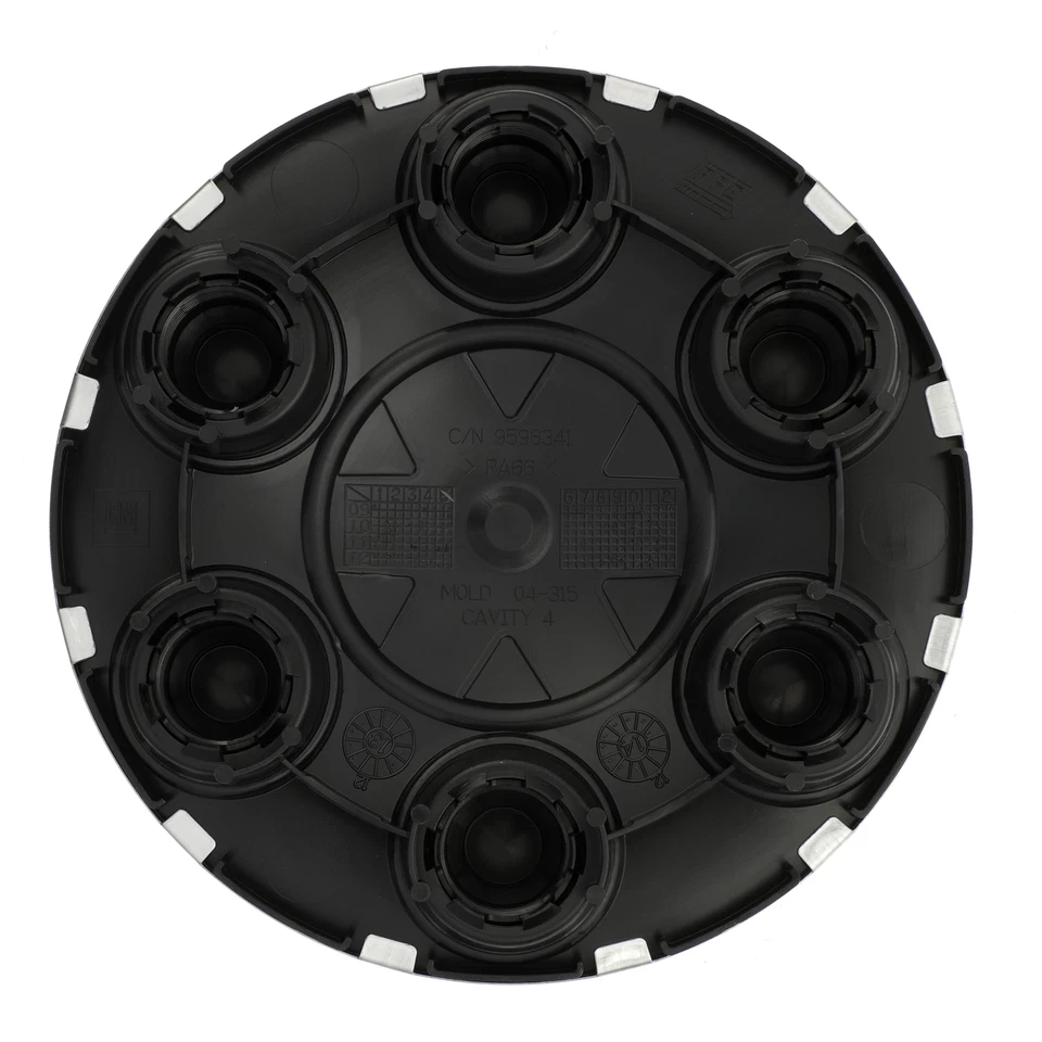 Tapacubos central de rueda Chevrolet 2007-2014 OEM NUEVA PIEZA GM plateada con pajarita 9595469 Foto 3 de 4