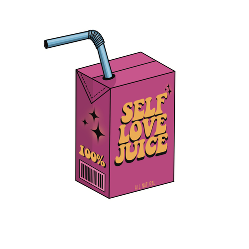 Selbstliebe Saft Aufkleber ~ Barfool ~ Handy Laptop iPad Werkzeugkiste Helm Autoaufkleber - Bild 2 von 4