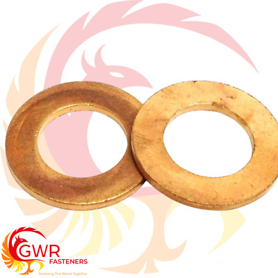 4mm 5mm 6mm 7mm 8mm 9mm 10mm 11mm 12mm 13mm 14mm Kupfer Dichtscheiben - Sumpf