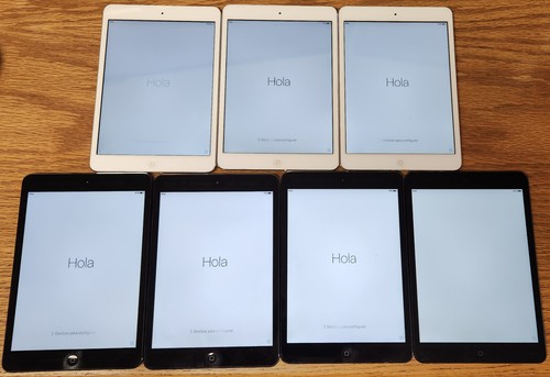 (Lot of 7) Apple iPad Mini 1st Gen A1432 - 16/32GB - 7.9" - 9.3.5 - WiFi Only - Picture 2 of 3
