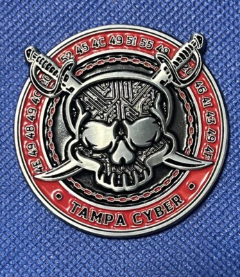 NEW FBI Tampa Cyber Law Enforcement Challenge Coin