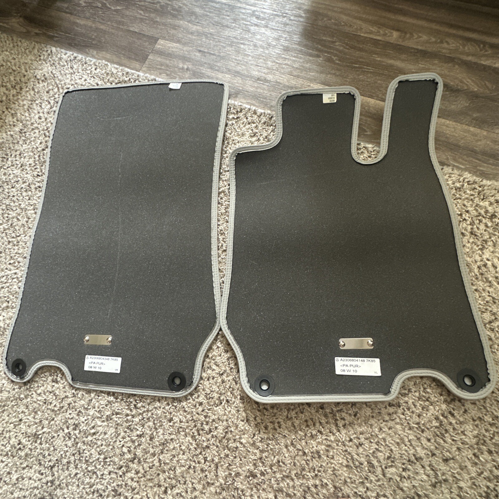 mercedes floor mats SL 600 Amg R230 Brabus 65 63 550 55 500 Floormats