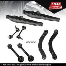 For Jeep Compass Rear Suspension Control Lateral Toe Arms Sway Bar Links Kit 8Pc