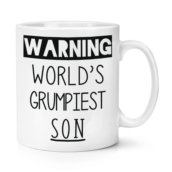 Warnung World's Grumpiest Sohn 284Ml Becher Tasse Grumpy Toll Best Familie Funny-image