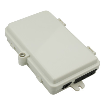 IP 65 FTTH-BOX 4 X LC pigtail Glasfaser Aufputzgehäuse Wandgehäuse für Außen