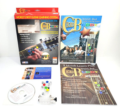 Chord Buddy Worlds Best Guitar Learning System New Open Box DVD