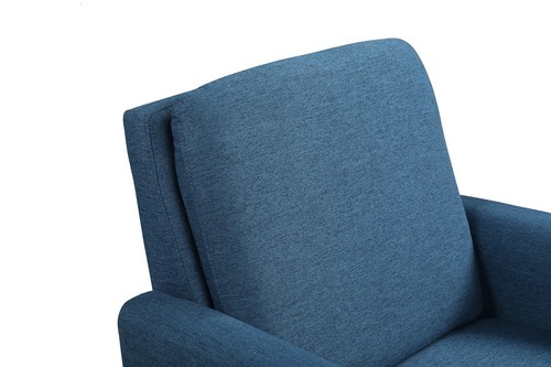 Modern Armchair Accent Fabric Single Sofa Soft Upholstered Furniture Living Room - Picture 48 of 77