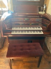 Lowrey Majesty Organ Model LX/510 Theater Organ with Bench Full of Music