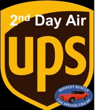 Midwest Muscle Car Specialties UPS Express 2nd Day Shipping