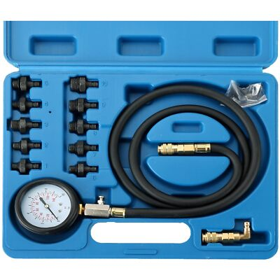 #ad ATPEAM Oil Pressure Tester Kit 0 140 PSI Oil Pressure Gauge Tool For Engine $44.99