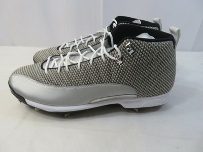 jordan 12 baseball cleats metal