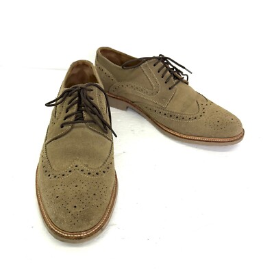 Samuel Windsor Brown Suede Oxford Brogues Leather Shoes Men s Size 10 UK 11 US