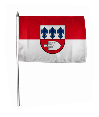 Galizien Fahnen 3er Set - Stockflaggen 30x45 Cm Mit Holzstab, 100% Polyester
