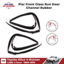 Glass Run Channel Front Fits Toyota Hilux LN85 2D 1989-95 Window Run Channel New