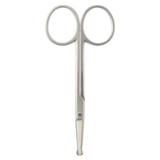 MUJI steel saftey scissors for peach fuzz downy hair nose hair