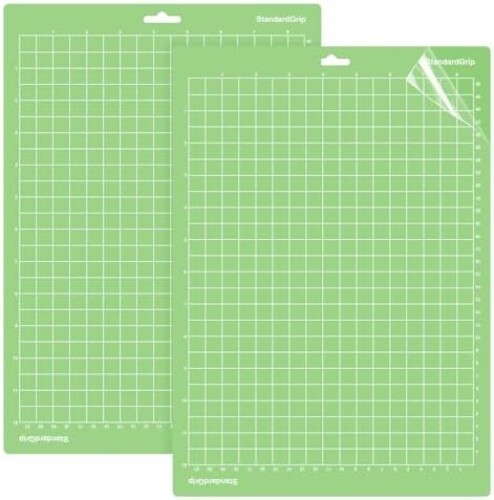WISYOK 12x8.5 Inch Cutting Mats for Cricut Joy Xtra, 2-Pack Standard Grip Reusab