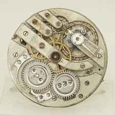 Rare Pocket Watch Movement Men's no fusee duplex chronometer no repeater RAR