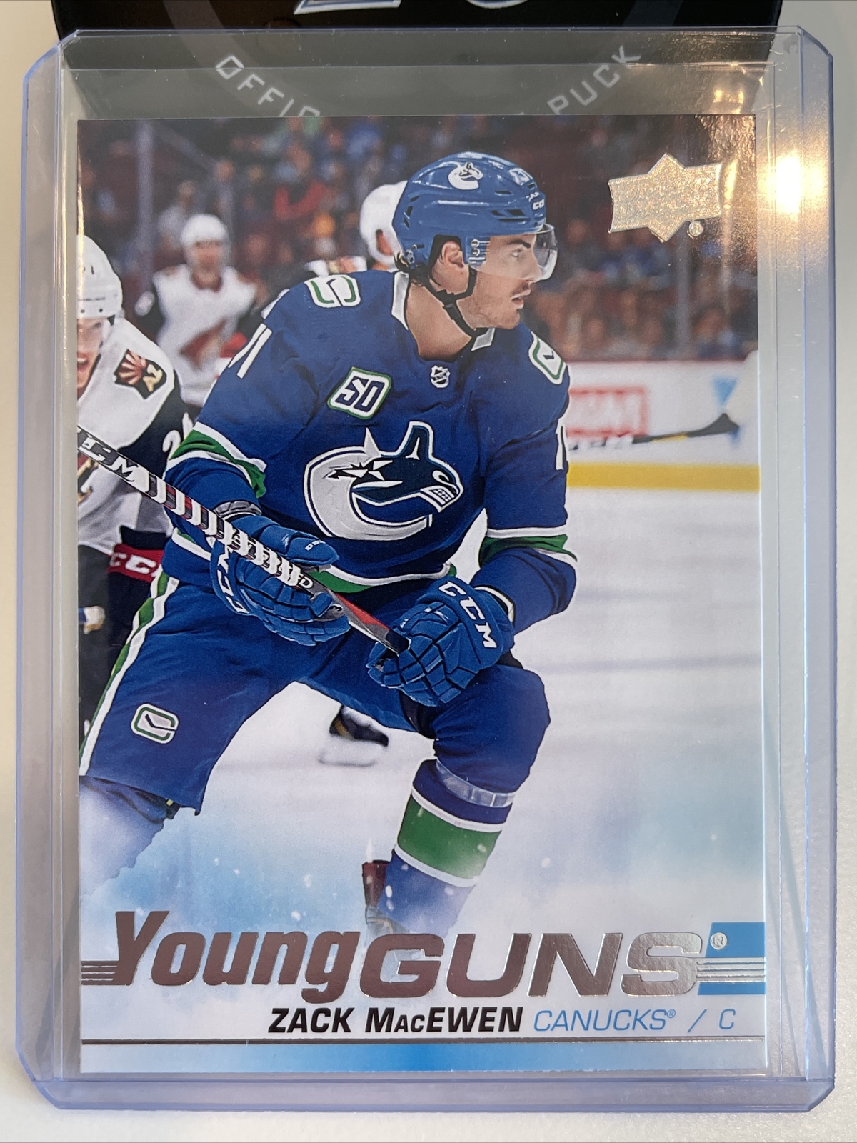 Zack MacEwen 2019-20 Upper Deck Young Guns Rookie Card #244