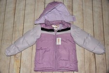 NWT GIRLS 10 12 MORE THAN A COAT OPERATION WARM PURPLE PUFFER WINTER COAT HOOD