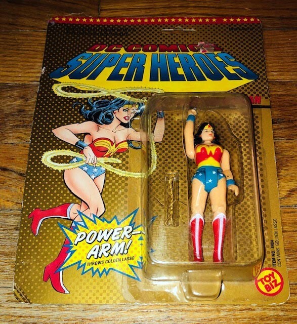 Vintage 1989 Toybiz Wonder Woman DC Comics Super Heroes Action 