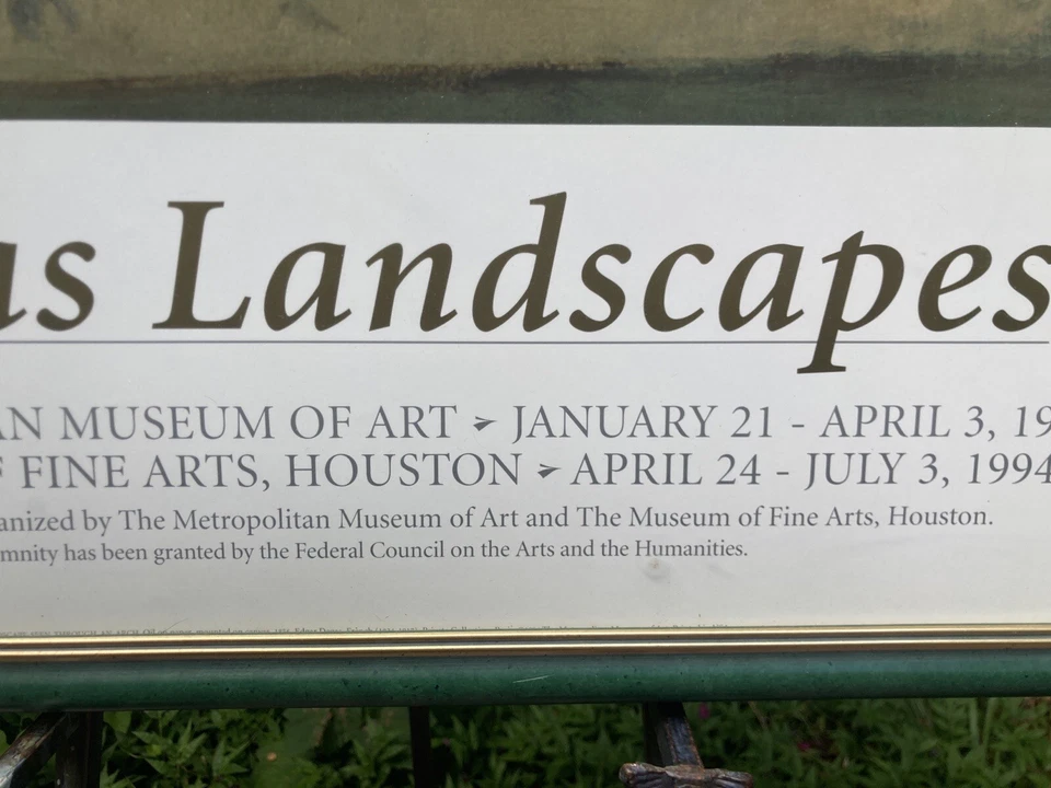 Póster de exposición Edgar Degas 1994 grande vintage paisajes Degas muy raro Foto 3 de 4