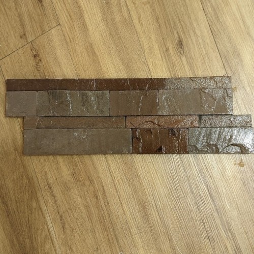Black-Grey-Brown Natural stone Cladding Sample 100x100 - Picture 7 of 13