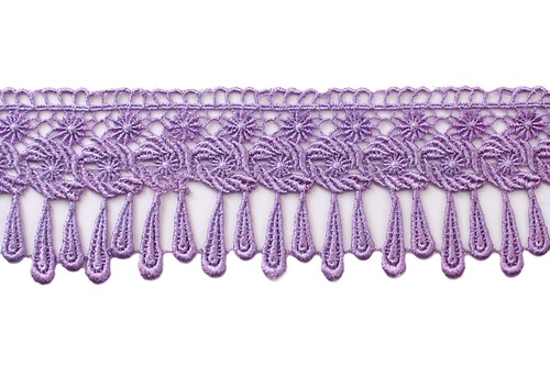 Unotrim 3.25" 14 Colors Spiral Droplet Scallop Venice Lace Trim Guipure By Yard - Picture 4 of 15
