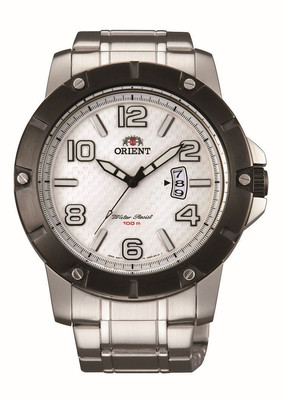 ORIENT FUNE0003W0 Herrenuhr Edelstahl Weiß