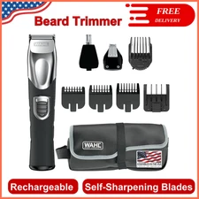 Wahl USA Rechargeable Lithium Ion All in One Beard Trimmer For Men With Detail