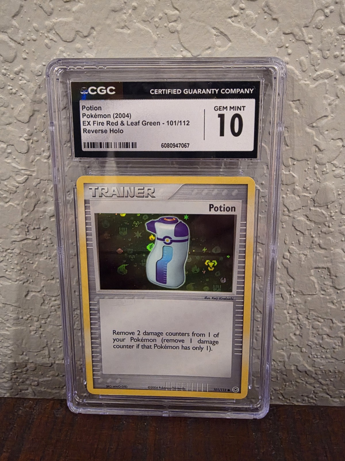 2004 Pokemon Potion Reverse Holo 101 CGC 10 Gem Mint EX Fire Red Leaf Green