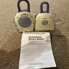 Sony NTM-910 Baby Call Nursery Rechargeable Monitor w/ Transmitter  Receiver