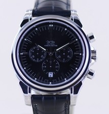Omega Uhr De Ville Co-Axial Chronograph Date black Dial Automatic 41mm Dress