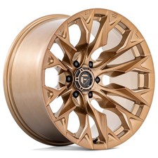 20x10 Platinum Bronze Wheels Fuel D805 Flame 5x55x127 -18 Set Of 4 71.5