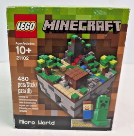 Retired LEGO 21102 Minecraft Cuusoo Micro World NEW FACTORY SEALED