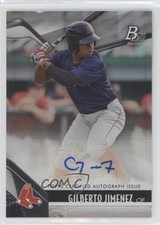 2021 Bowman Platinum Top Prospects Auto Gilberto Jimenez #TOP-1 Auto 5w7
