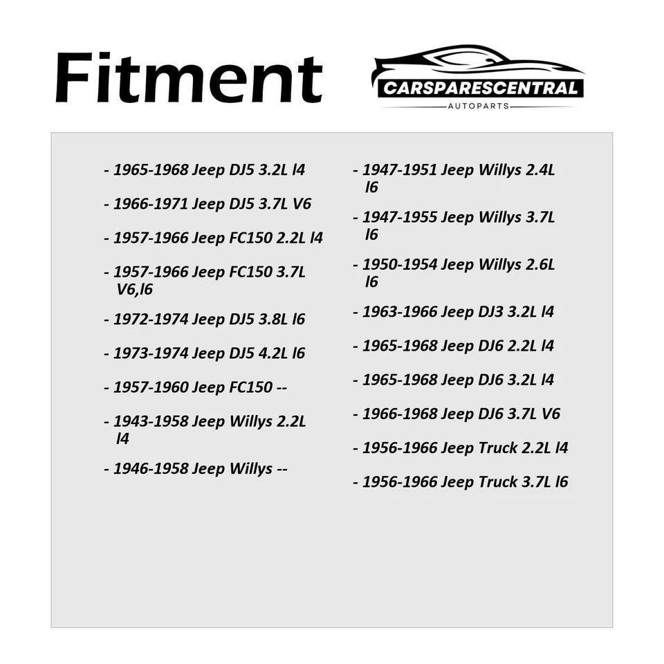 Amortiguadores delanteros FCS 2 PIEZAS para International Harvester C130 1961-1962 5,0 L Foto 4 de 4