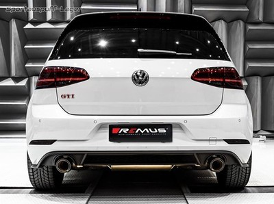 Remus Racing-Anlage VW Golf 7 GTI FL 245 Mod. mit OPF 2x102mm aus Carbon