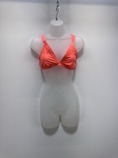 Lululemon Flow Y Sports Bra in a Bright Orange Coral Women  s Size 8