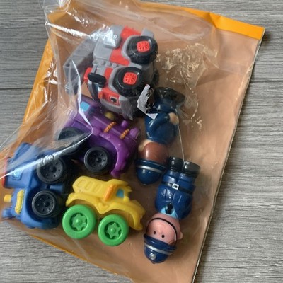 6 Playskool Hasbro Tonka & Generic, Feuerwehr, Züge, Muldenkipper & 2 Polizei